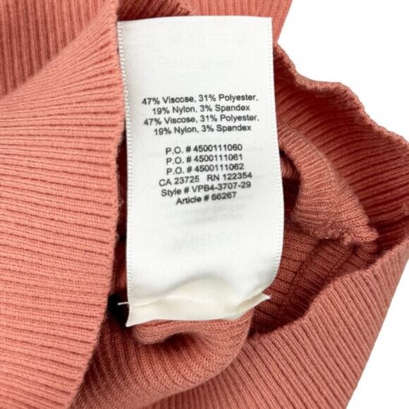 Aritzia Wilfred Yacine Cut-Out In Peach Coral Size XS - Picture 4 of 5